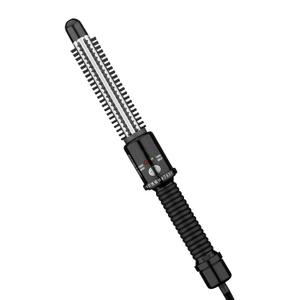Conair Instant Heat Curling Iron Brush, 3/4-Inch Barrel Curling Brush for Short Hair, 30-Second Heat-Up with 25 Heat Settings for All Hair Types, Black
