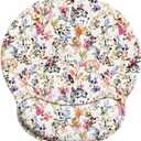 Watercolo Flowers Mouse Pad with Wrist Rest, Floral Patterns Mousepad for Desk. Premium-Textured Mouse Mat, Non-Slip Rubber Base Mousepad for Laptop, Computer & Pc