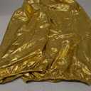 Babenest Gold Cylinder Pedestal Stand Covers Set of 2 Spandex Vintage Fitted Round Pedestal Covers, Elastic Cloth Pillar Plinth Cover for Birthday Wedding Party Reception Decoration(Without Stands)