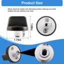 DG94-01480A Electric Stove Knobs Replacement for Samsung Range Stove Parts NZ30K6330RG/AA, NZ36K6430RS/AA, NZ30K6330RS/AA, NZ36K6430RG/AA Oven Knobs 30 36 Inch Top Cooktop Surface Burner Knob - 5 Pack
