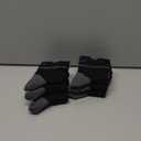 Plantar Fasciitis Sock (6 Pairs) for Men and Women, Compression Foot Sleeves with Arch and Ankle Support (Black, Medium)