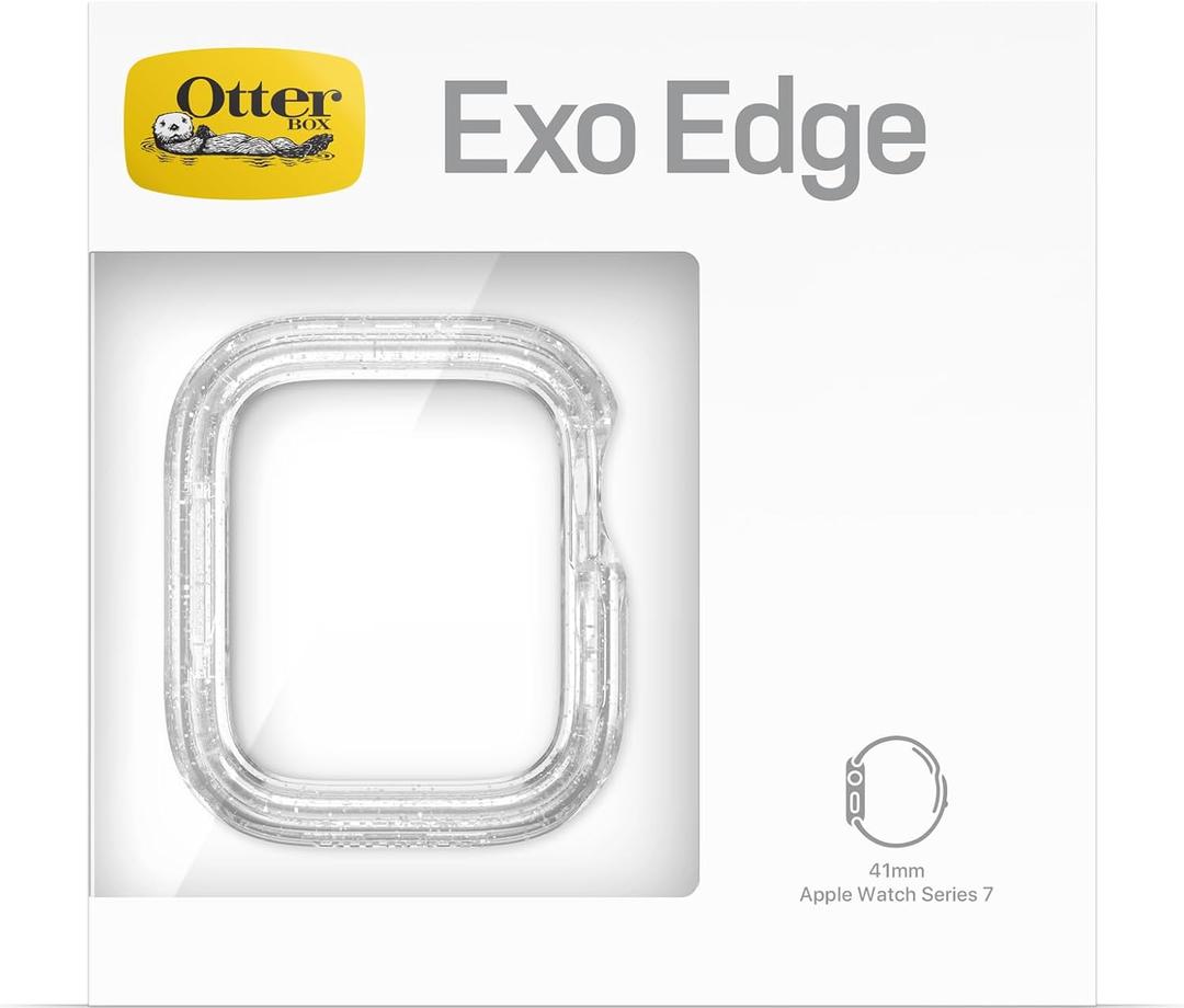 OtterBox Watch Bumper for Apple Watch Series 9/8/7-41mm, Shockproof, Drop proof, Sleek Protective Case for Apple Watch, Guards Display and Edges, Clear