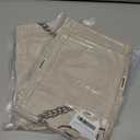 2 x 2 Pack Linen Bread Bag for Homemade Bread Container - Plastic Lined, 19.7 x 13.7 Inch Unbleached & Reusable Bread Storage for Bakery Baguette Picnic Wedding Wrapping Camping