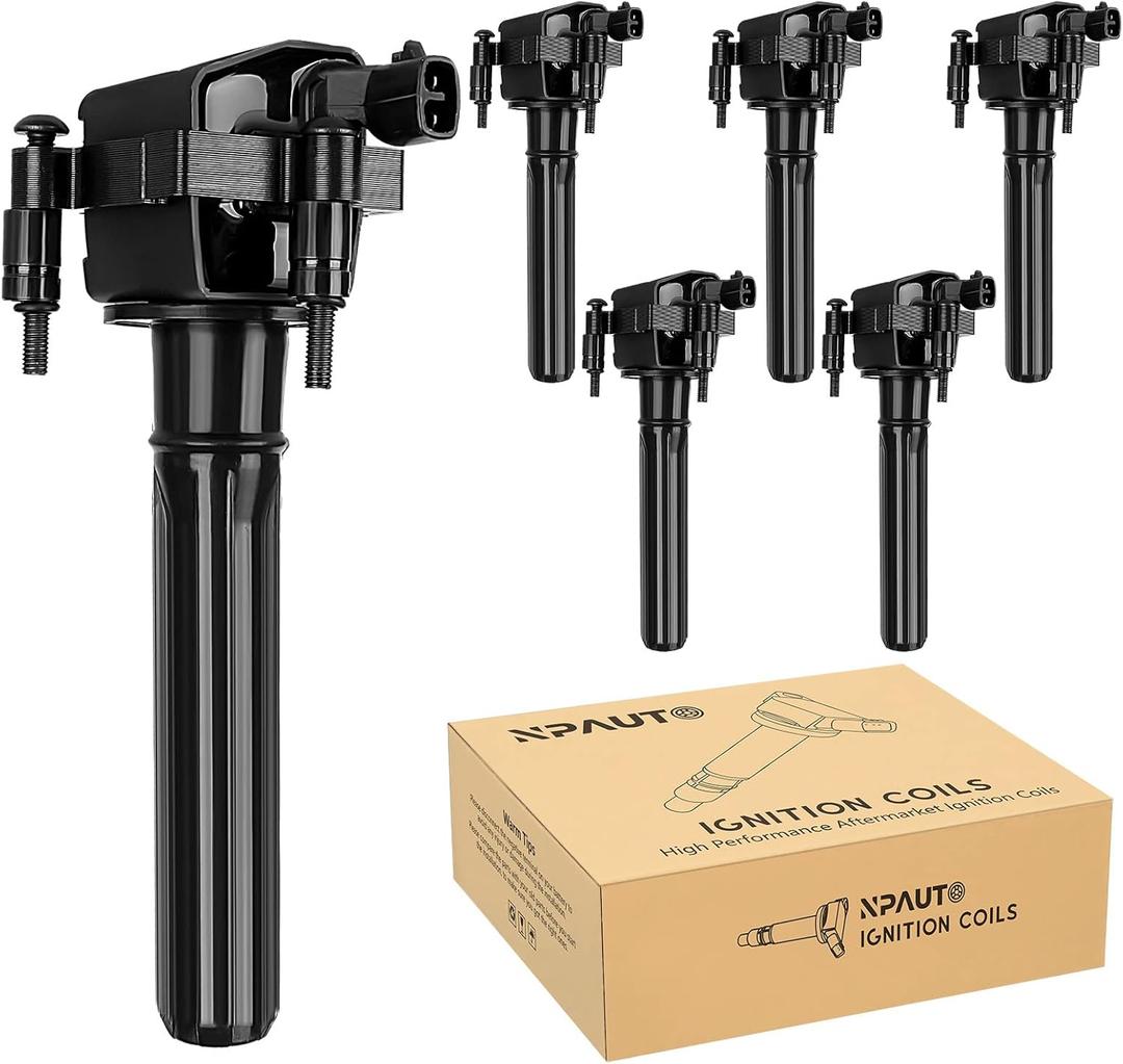 Ignition Coil Pack Set of 6 fit for 3.5 3.2 V6 1999 2000 2001 2002 2003 2004 2005 2006 Chrysler Pacifica, Chrysler 300 300M, Concorde Intrepid, 04-06 Pacifica, 98-04 Dodge Intrepid, UF269