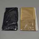 Weziarer 2 Pairs Women's Sheer Tights with Run-Resist, 20D Ladies High Waist Support Control Top Pantyhose with Reinforced Toes, Black & Nude, Size: Small