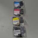 ejet LC501 Ink Cartridges LC501XL for Brother MFC-J1360DW Ink Cartridges Compatible with LC501 Ink Cartridges for Brother Printer MFC-J1360DW MFC-J1410DW MFC-J1260DW 4 Pack, Black Cyan Magenta Yellow