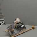 HollyHOME Stick Horse Plush Handcrafted Hobby Horse on a Stick with Wood Wheels Real Pony Neighing and Galloping Sounds for Kids Toddlers Grey 36 Inches(AA Batteries Required)