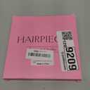 CJL HAIR Messy Bun Hair Piece Curly Hair Bun Extensions with Straight Tails Synthetic Hair Scrunchies Ponytail Hairpieces for Women Sand