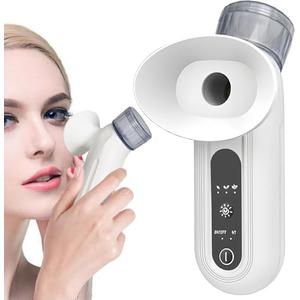Eye Steamer for Dry Eye, Eye Mister, Portable Eye Steam Sprayer, Heated Mist steam Therapy for Dry Eyes Relief, Moisturizing Eye Treatment, Mini Soothing Steamer for Eye Care