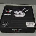 Tri-Ply Stainless Steel Frying Pan Set, 8 Inch and 10Inch, Skillet set, Durable, Cooking Pan 8" 10", Induction Ready Egg Pan, Compatible with All Cooktops Up to 600℉