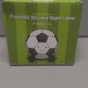 YISUN Soccer Night Light for Boys Light Up Football Lamp Dimmable Rechargeable Silicone Night Light Home Decor Birthday Christmas Gifts for Kids