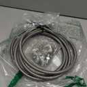 6AN 52 Transmission Cooler Hose Line Kit, Compatible with GM Chevy Ford GMC Buick Cadillac Cars and Trucks Replace#TH350 TH400 700R4 Stainless Steel Braided Lines