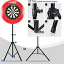 CyeeLife Dartboard Stand, Professional Portable Tripod Dartboard Travel Stand, Black