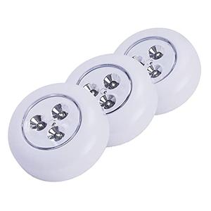 LIGHT IT! by Fulcrum, 30010-308 Stick-On Light, White, 3 Pack