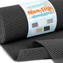 Songrey Non-Adhesive Drawer and Shelf Liner, Non Slip Cabinet Liners, Protect Kitchen Cupboard, Bathroom Drawers, Breathable, Thick Strong Grip mat (23.6IN x 30FT, Black), 23.6"W x 360"L