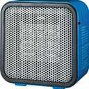 Ceramic Space Heater, Mini Heater for Office Desk, Portable Tent Heater (Indoor Use), 500 W, With Tip-Over Protection, Lightweight (1.4 LBS), Blue, 5.9 x 3.2 x 6 inches