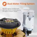 Incubators for Hatching Eggs with Automatic Egg Turning and Humidity DisplayTemperature Control Auto Water Fill Egg Candler 12Egg Hatch Chick Quail Duck Turkey Goose Parrot Bird Eggs