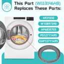 2026 Upgraded W11314648 W10897390 Door Boot Seal Compatible with Whirlpool Maytag Inglis Amana Washer, Replacement for 4931032 AP6835703 PS12711495 EAP12711495, WFW6620HC0 MHW5630HW0 WFW5620HW0 etc