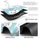 Cartoon Cute Teeth Dental Health Care Green Dish Mat Absorbent Diatomaceous Earth Mat Dishwash Drying Mat Washable Bath Mats Counter Top Accessories 23.6''x19.7''