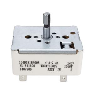 WB24T10029 Electric Range Infinite Switch Replacement for GE Appliances Range Surface Burner Control Switch EA236754 S236754 769696 AP2024076 AH236754 6 Inch