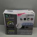 Intex 64157E Dura-Beam Plus Mid-Rise Air Mattress: Fiber-Tech  Twin Size  Built-in USB Electric Pump  14in Bed Height  300lb Weight Capacity