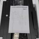 TUTOTAK End Table with Charging Station, Set of 2, Small Side Table, Nightstand Bedside Table, 2Tier Storage Shelf for Small Space, Living Room, Bedroom Marble Black TB01BMK041