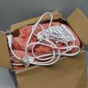 Massaging Weighted Heating Pad for Back Pain Relief,Heating Pads for Neck, Shoulder,Cramp,Portable Heated Pad with 3 Heat Settings & 6 Massage,18 Relaxing Combinations,Auto Off,20"*24",Grapefruit Red