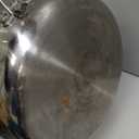 EWFEN 12 Inch Tri-Ply Stainless Steel Frying Pan, 5-Quart Deep Saute Pan with lids, PFOA&PTFE Free Skillet, Induction Cooking Pan, Dishwasher&Oven Safe,Works on All Cooktops