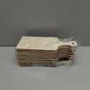 36 Pcs Wooden Mini Cutting Board with Handle, Wood Craft Mini Charcuterie Boards, Unfinished Wood Paddle Blank Chopping Plank, Rectangle Wooden Craft Paddle for DIY Home Kitchen Decor(9.4 X3.5 in