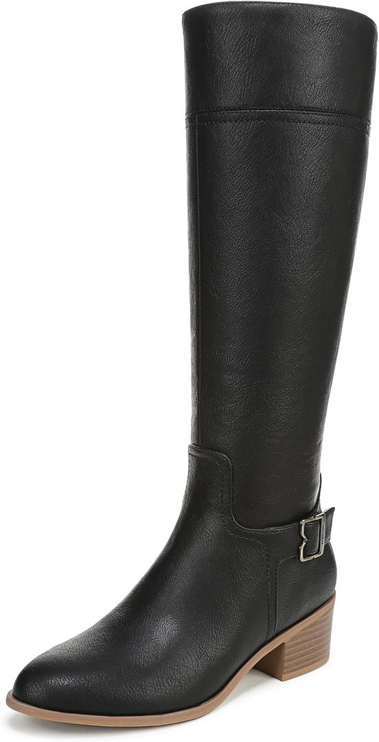 Dr.Scholl's SHOES Women's Adeline (7.5, Black Wide Calf)