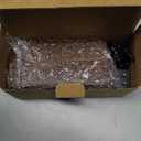 OCT17 Alarm Clock with Qi Wireless Charging Pad Compatible with iPhone Samsung Wood LED Digital Clock Sound Control Function, Time Date, Temperature Display for Bedroom Office Home- Brown