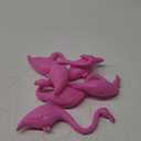 JOYIN Set of 6 Small Pink Flamingo Yard Ornament Stakes, Mini Lawn Plastic Flamingo Statue with Metal Legs for Sidewalks, Outdoor Garden, Luau Party, Tropical Party Decor, 2 Styles