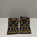 Copper Knee Braces with Strap for Knee Pain Women and Men(2 Pack), Knee Compression Sleeve for Arthritis, ACL, Meniscus Tear, Joint Pain Relief, Knee Support for Working, Running, Weightlifting(L)