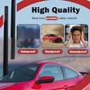 2Pcs Window Weather Stripping Molding Trim Seal Belt Compatible with 2016-2020 Honda Civic Coupe 2D Replace# 72410-TBG-A01 72450-TBG-A01