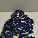 Kids Little Boys Girls Cartoon Hooded Bathrobe Toddler Robe Pajamas Sleepwear, 2-3Y