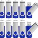 Generic 4 GB Flash Drive 10 Pack USB Flash Drives 4G USB 2.0 Memory Stick Thumb Drive(10Pack Blue, 4GB)