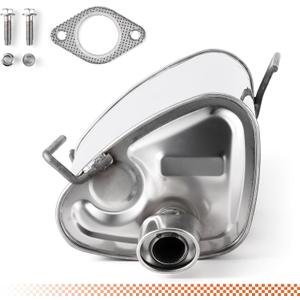 Passenger Side Muffler Fits for 2009-2013 Subaru Forester & Impreza 2008-2011 2.5L H4 Natural Aspirated Right Side Muffler Part No.:44300SC192 Gasket Bolt Kit Included(VK-SF02R)