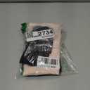 Women's High Waisted Underwear Slightly Tummy Control Cotton Panties Full Coverage Postpartum Briefs 4 Pack (Medium, Multicolor-black&rose Beige)