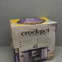 Crock-Pot Large 8-Quart Programmable Slow Cooker with Auto Warm Setting Black Stainless Steel