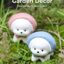Handmade Ceramic Puppy Tea Pet - Cute Dog Figurine with Headscarf, Adorable Home Decor, Gift for Tea Lovers