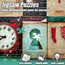 MISITU Jigsaw Puzzles 1000 Pieces for Adults Challenging Difficult Puzzles Christmas Birthday Gift Game Toys Christmas Coming 19.69 x 27.56 Inches