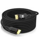 Diyanisly 4K Long Hdmi Cable 75FT Ultra High Speed HDMI 2.0 Cable, Support 4K@60Hz, 3D ARC, Ethernet Audio Video Return HDMI Cord for UHD Xbox PS4/PS5 Roku TV Monitor Laptop PC (Braided, Black)
