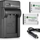 2 Pack NP-BX1 Battery with LCD Display Dual USB Charger for Sony NP-BX1 ZV-1, ZV-1 II,Cyber-Shot DSC-RX100, DSC-RX100 II, RX100M II, DSC-RX100 III, DSC-RX100 IV, DSC-RX100 V, DSC-RX100 VII