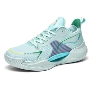 Women Basketball Shoes Fashion Athletic Sneakers Unisex Outdoor Sport Shoes Lightweight Volleyball Shoes Non Slip Basketball Shoe Green Size 8