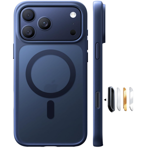 TORRAS for iPhone 17 Pro Case, Camera Control, Fit for MagSafe, MilitaryGrade Protection, Magnetic Slim Translucent AntiFingerprint Phone Case for iPhone 17 Pro 6.3", Deep Blue