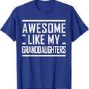 Grandpa from Granddaughters Awesome Like My Granddaughters T-Shirt Size S