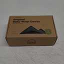 KeaBabies Baby Wrap Carrier - All in 1 Original Baby Carrier Newborn to Toddler Sling, Easy to Wear, Hands Free Bonding, Lightweight, Breathable Infant Wraps (Trendy Black) (One Size (Pack of 1))