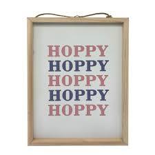 Holiday Home® Easter 15.8i Inch Hoppy Wall Decor, 16x11"