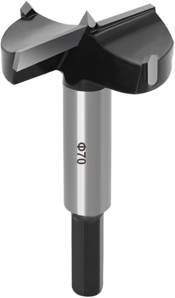 2-3/4 Inch Forstner Bit for Wood,2-3/4" Forstner Drill Bit for Woodworking, Wood Drill Bit Woodworking Hinge Cutter Tool for Woods Plywood Plastic