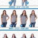 Womens Funny T Shirts Love Your Mother Earth Day Graphic Tee for Ladies (Gray, S)